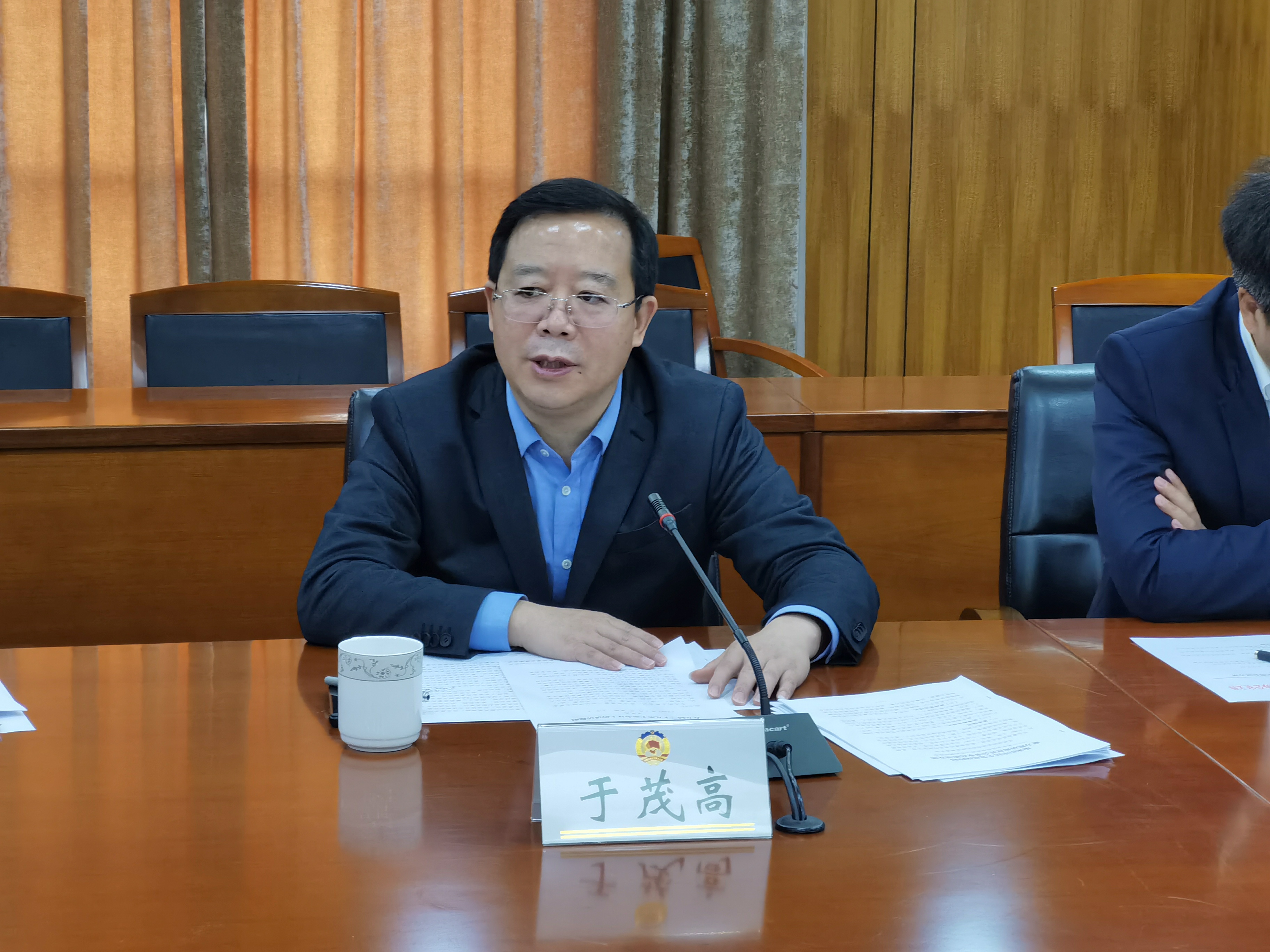 区政协主席于茂高对全区民政事业发展取得的成绩给予了充分肯定.